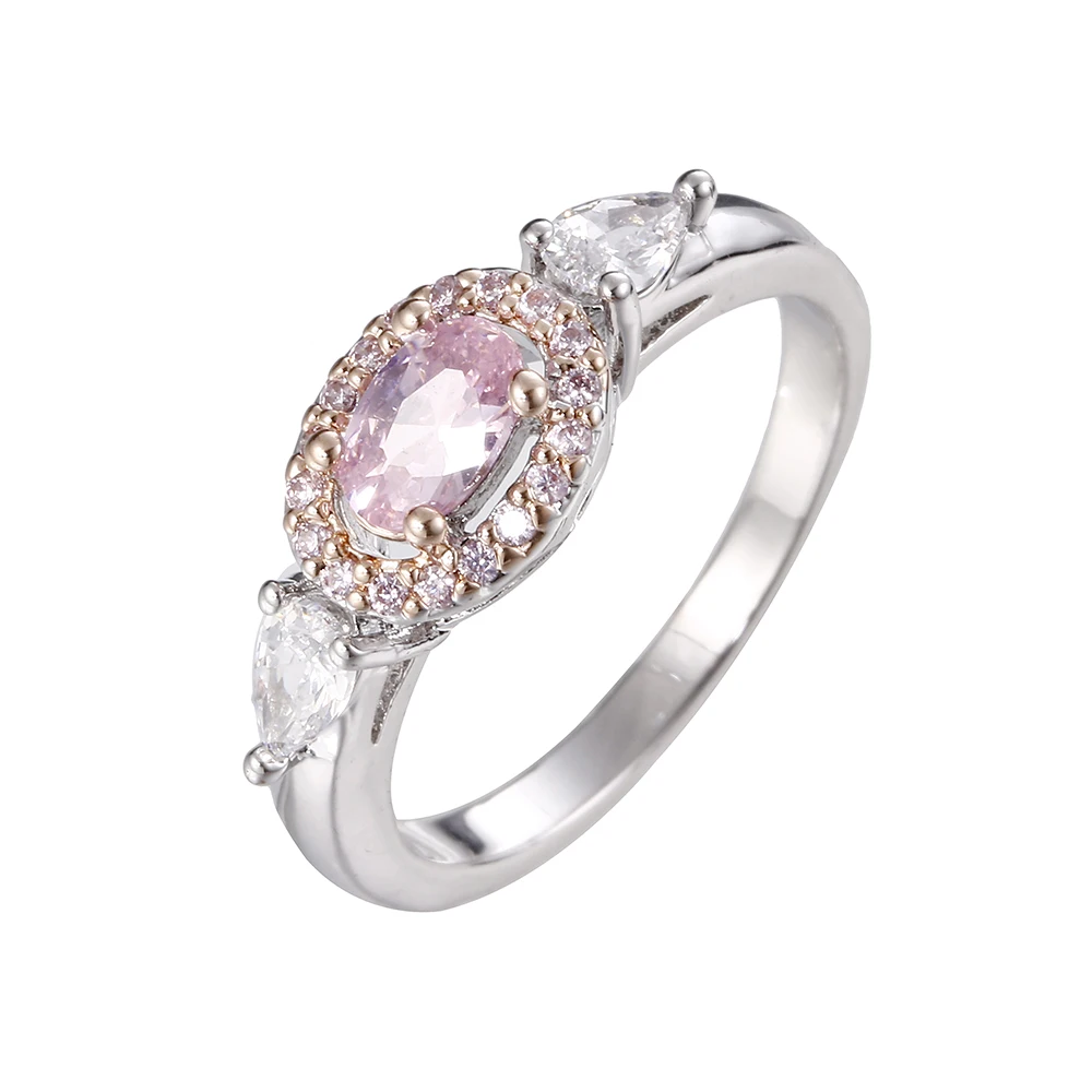Pink stone rings for women sale clothing outlet