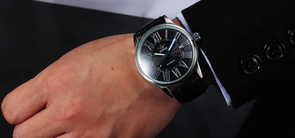 2016 new fashion SEWOR brand design business calendar clock men male automatic mechanical self wind leather wrist dress watch 83 2016 new fashion SEWOR brand design business calendar clock men male automatic mechanical self wind leather wrist dress watch