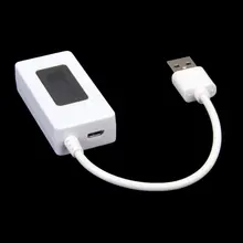 JFBL Горячая ЖК USB зарядное устройство мобильный телефон мощность детектор батарея тестер Напряжение метр