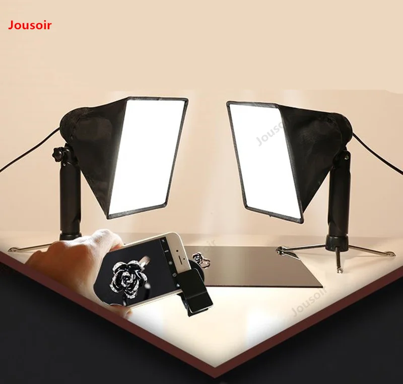 

Mini softbox photography studio set led photo still life table small studio for Jewelry Desktop shooting Small items CD50 T07 A