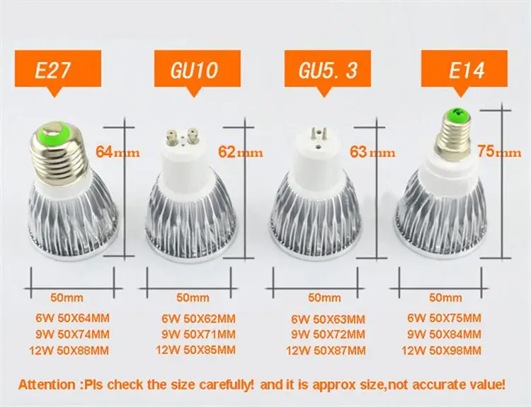 Светодиодные лампы gu10 led spotlight затемнения удара светодиодные лампы 7 Вт 10 Вт 15 Вт теплый белый/белый 110 в/220 В лампы GU 10 Бесплатная доставка