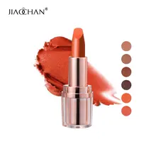 Jiaochan бренд матовая губная помада косметический увлажняющий длительный нюдовый губной средства ухода за мотоциклом высокое качество питательный блеск