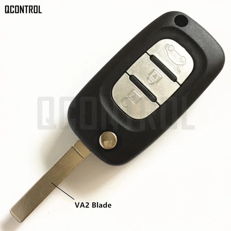 QCONTROL пульт дистанционного ключа с PCF7961 ID46 Hitag2 чип для Renault Megane III 3/Scenic III 3/Fluence 2009- 433 МГц