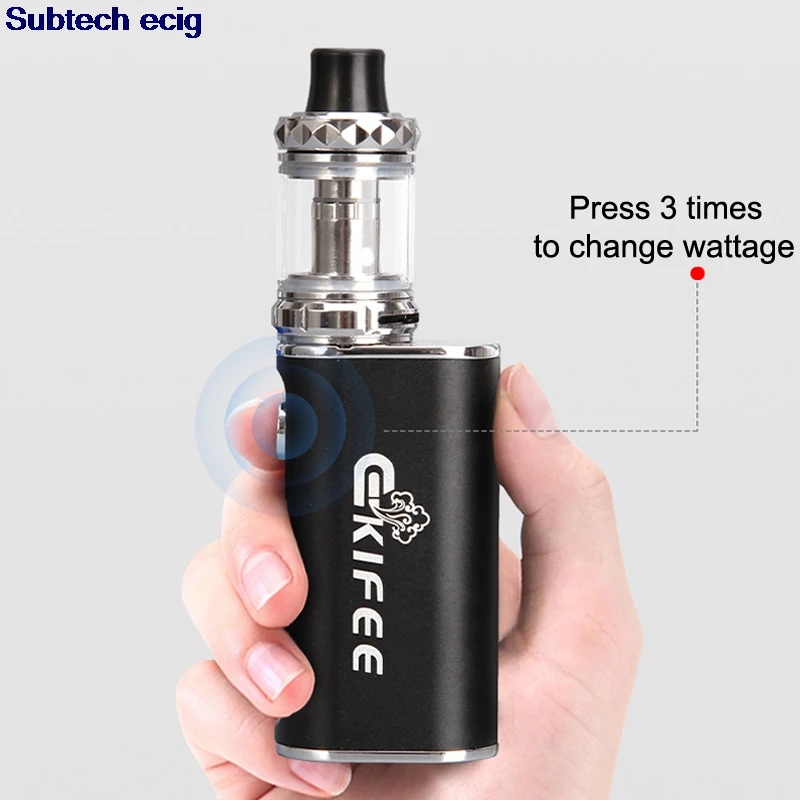 Günstig Vape kit 100W 2200mAh Box Mod E Zigaretten Große Kapazität 3ml tank Vape Set Vape Stift verdampfer Elektronische Zigarette verdampfer