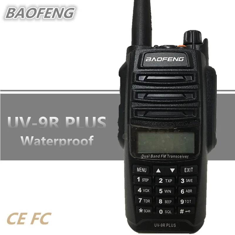 Günstige BAOFENG UV 9R PLUS 15W Walkie Talkie Wasserdicht 10W UHF VHF Handheld Ham CB Radio 8000mAh Radio Comunicador UV 9R HF Transceiver