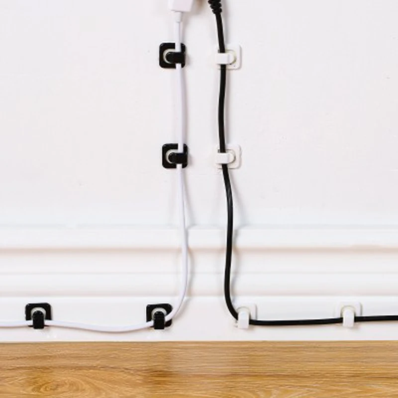 18 шт. кабель провод линии зажимы органайзера Fixer Крепежа аккуратные Настольный