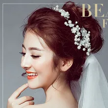 Изысканный ручной щеткой маленький цветок Люкс волос band3