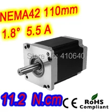 3шт за лот Nema 42 шаговый электродвигатель 42HS39-5504S L99 мм 1,8 град текущий 5,5 A крутящий момент 11.2 n. См и 4 проволока