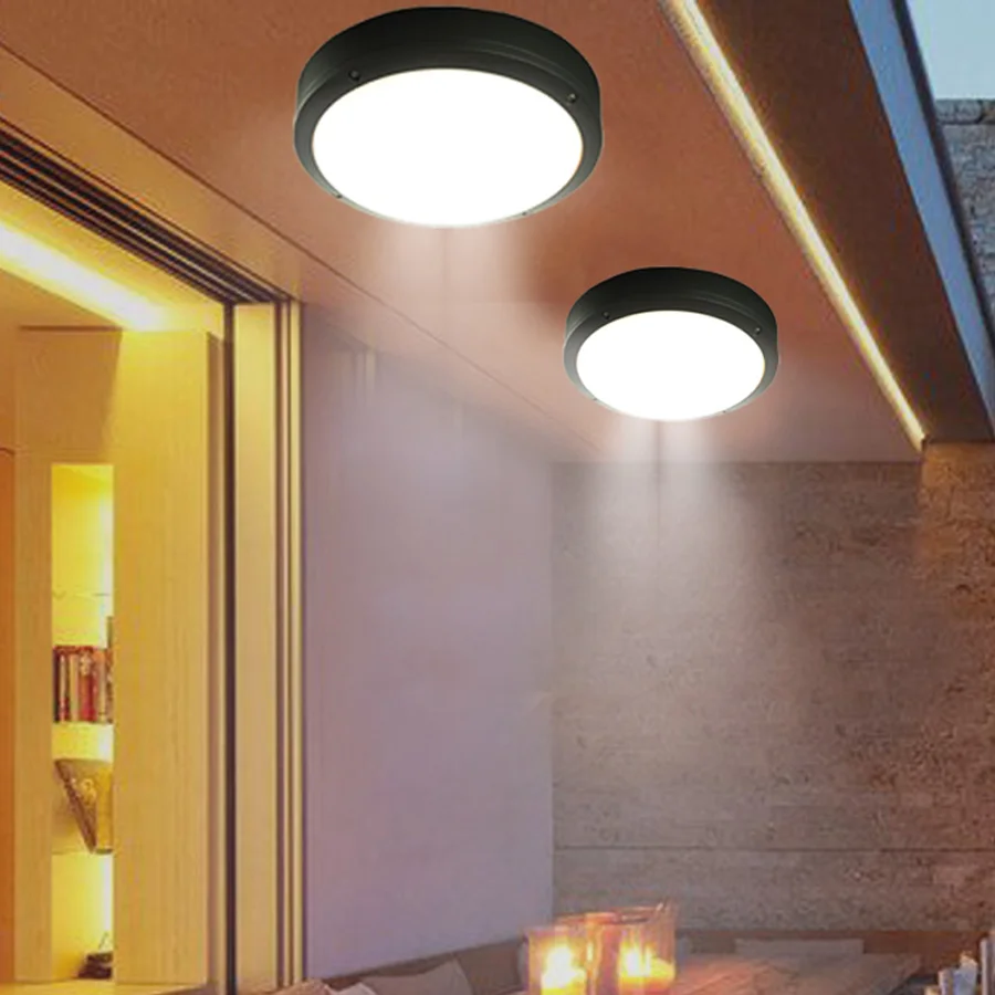 

Thrisdar 20W Waterproof Wall Porch Light Surface Mounted LED Ceiling Downlight Corridor Hotel Balcony Front Door Wall Light