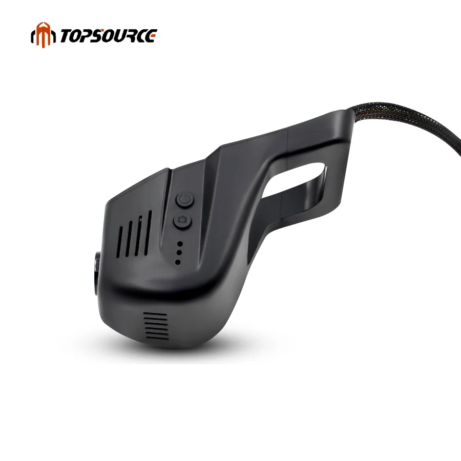 Автомобильный видеорегистратор TOPSOURCE 1080P Novatek широкоугольный мини WIFI|dash cam|night vision