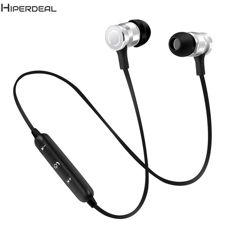 

Headphones Stereo Bluetooth Headset For Smartphone Sports Run Earphones With Microphone Volume Earphone High Quality DE12b