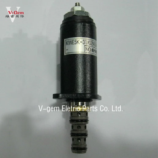 Fast free shipping! Kobelco digger walking speed solenoid valve G24DA40-for Kobelco SK200-6 excavator , Kobelco excavator parts