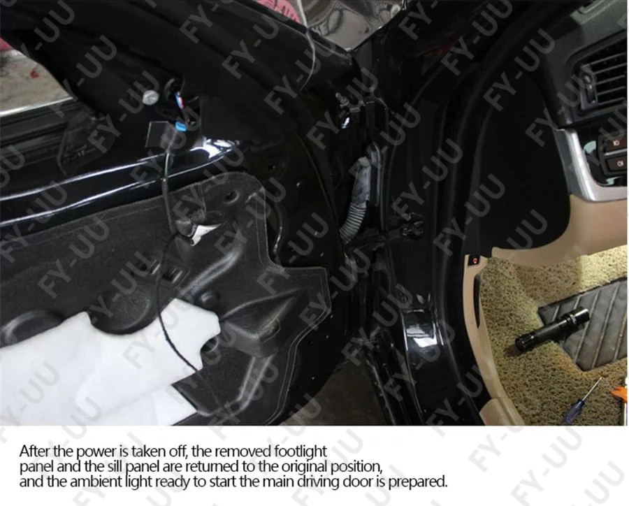 Для BMW F10/F11 обновление 2 цвета интерьер Led атмосферная лампа светильник полосы