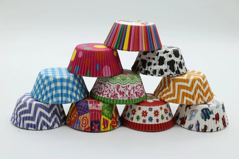 10000 pcs Muffins Paper Cupcake Wrappers Baking Cups Cases Muffin Boxes Cake Cup Decorating Tools Kitchen Cake Tools