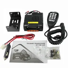 

QYT kt-8900r walkie talkie transceiver vhf car radio station KT8900R Mini mobile radio 136-174/240-260/400-480Mhz DTMF CTCSS