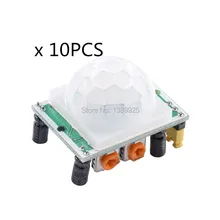Free shipping 10PCS/LOT HC-SR501 HCSR501 SR501 human infrared sensor module Pyroelectric infrared sensor imports probe