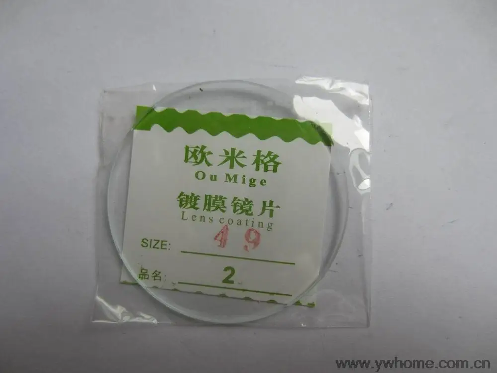 

Freeshipping New flat glass watch crystal diameter 49 mm Thick 2.0mm