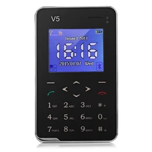 New Item Ultra Thin AIEK V5 Card Mobile Phone Pocket Mini Phone Touch Keyboard Quad Band