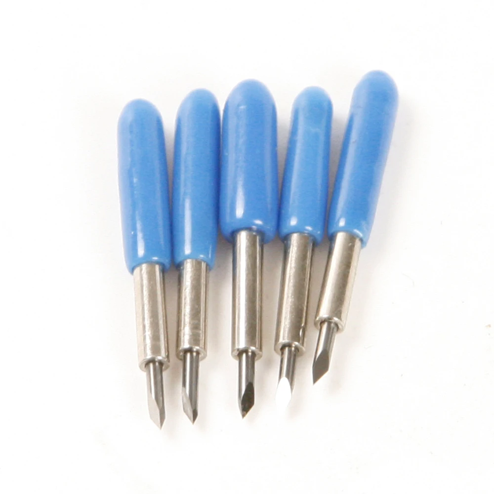 

Fixmee 5 pcs Roland Cutting Plotter Vinyl Cutter Blade Knife 30 45 60 Degree GCC Liyu Rabbit Redsail Blades