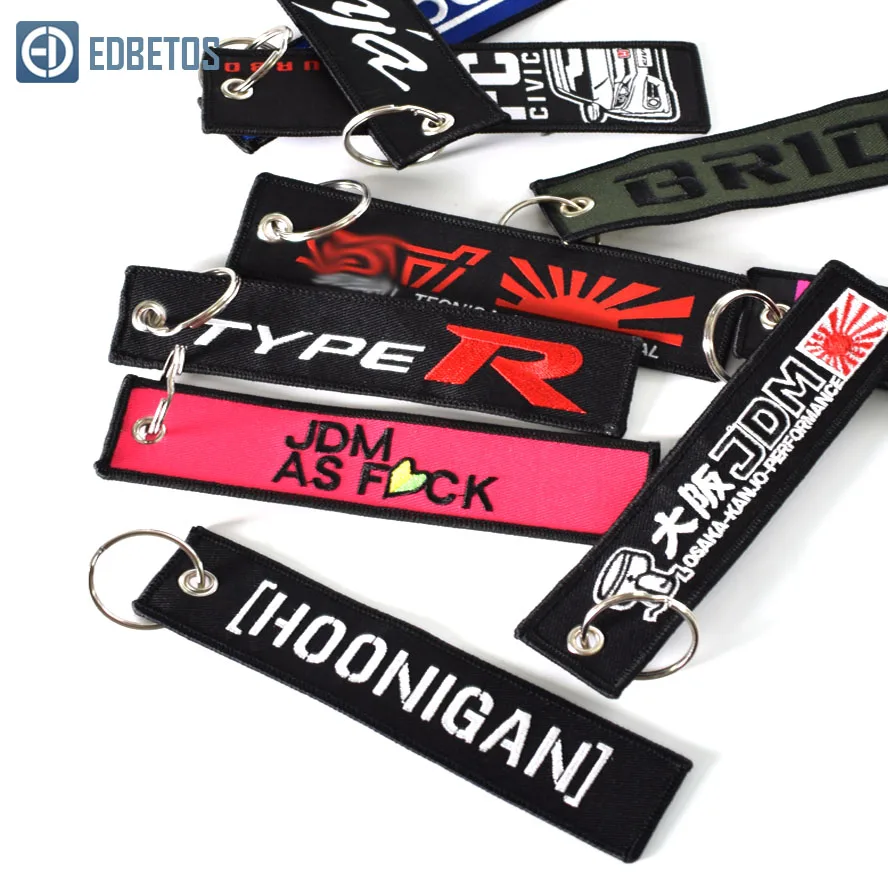 

JDM Keychain DOUBLE SIDE Key Tag Car Keyrings for Superbike Motorcycle Scooters Racing Biker House Keys Racing Lover fans