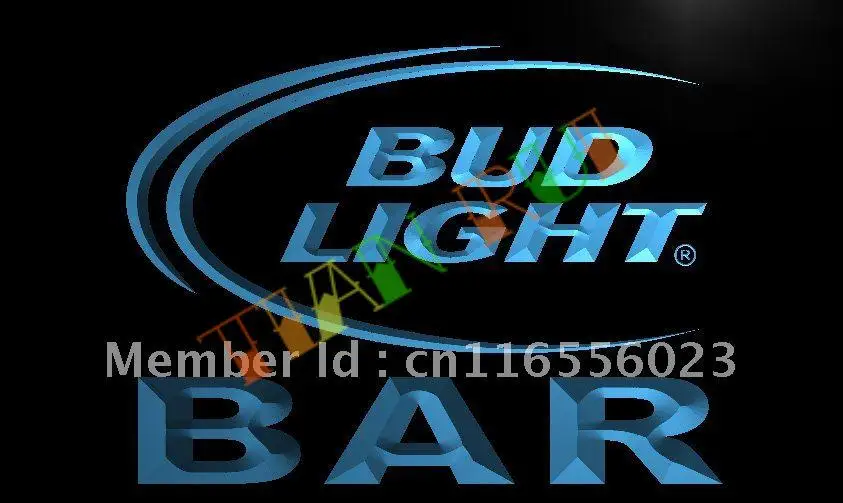 

LA093- BAR Bud Beer LED Neon Light Sign