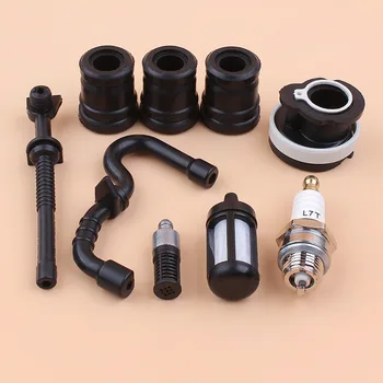 

Handlebar Buffer Intake Manifold Gas Oil Line Filter Set Fit STIHL 017 018 MS170 MS180 Gas Saws #1123 791 2800, 1130 141 2200