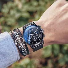 Top Brand Luxury Business Watch Men Chronograph Watches Men Quartz Clock Man Sport Waterproof Wrist Watch relogio masculino 2019 Top Brand Luxury Business Watch Men Chronograph Watches Men Quartz Clock Man Sport Waterproof Wrist Watch relogio masculino 2019
