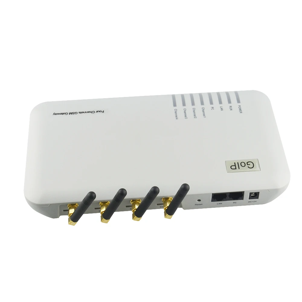Быстрая! Quad Band GOIP-4 4-канальный межсетевое сопряжение voip GSM goip4 встроенный протокол SIP и H.323 протоколы смена imei voip-адаптер