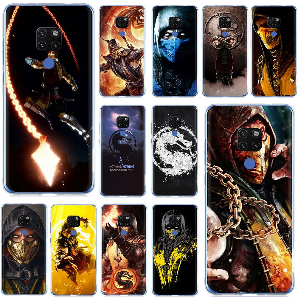Твердый чехол Scorpion In Mortal Kombat для телефона Huawei Mate 10 20 30 Pro Nova 2i 3i 3 5i Lite Y5 6 7 9 2017 Prime 2018 |