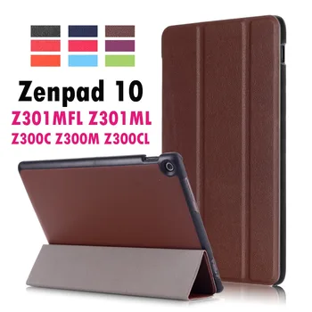 

For ASUS ZenPad 10 Z301MFL Z301ML Z301 Z300C Z300M Z300CL Z300CG Business Painted Print PU Leather Flip Smart Sleep Cover Case