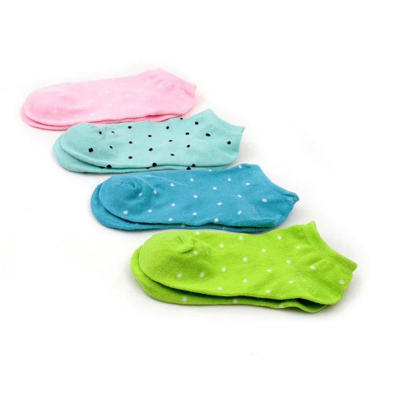 3pair Women Socks Hosiery Candy Color Cute Socks Women's Sock Solid Pure Dot Cuty Girl Low Cut Socks Sokken Chaussettes Femmes