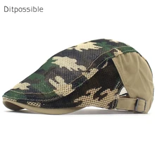 Ditpossible новые клетчатые сетчатые бейсболки для мужчин Уличная Спортивная Кепка шляпы gorras плоская кепка