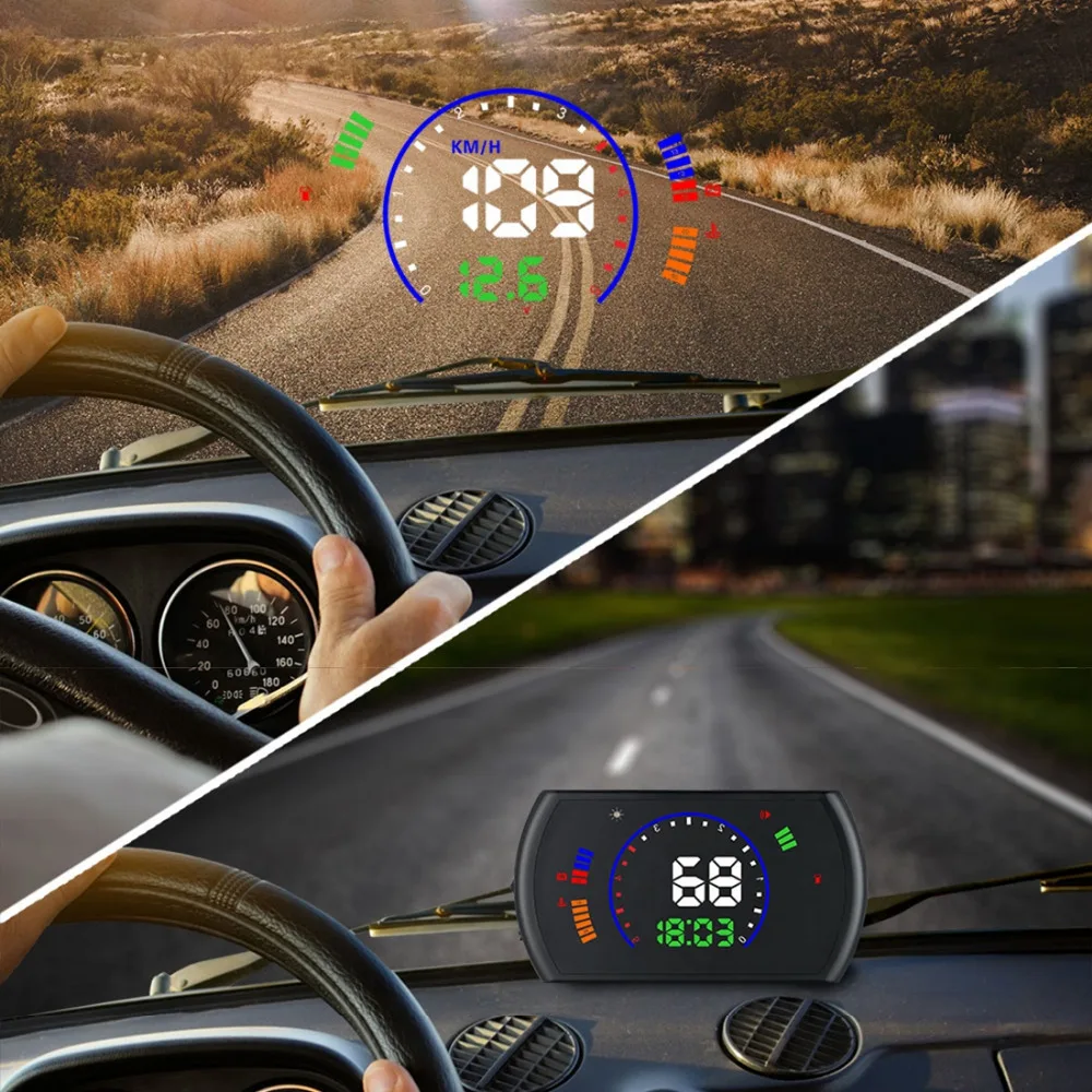 

KANEED S600 Multi-function HUD 5.8 inch OBD2 Windshield Projector Head-up Display