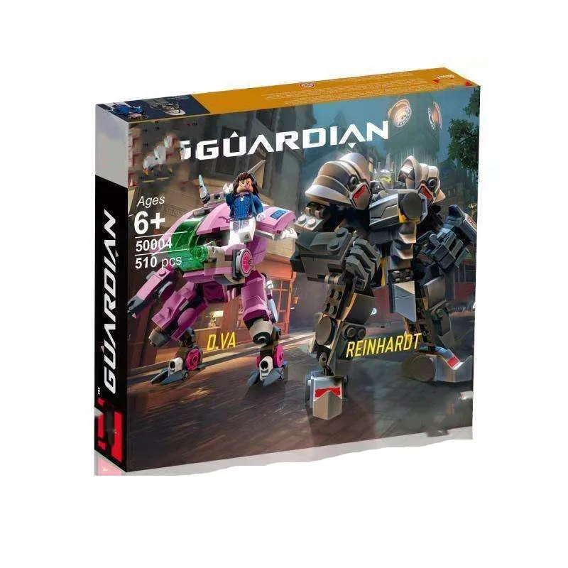 

In stock 2019 Compatible with Legoing Overwatching 75973 sets D goes and Reinhardt building blocks bricks Toys popular tie gift