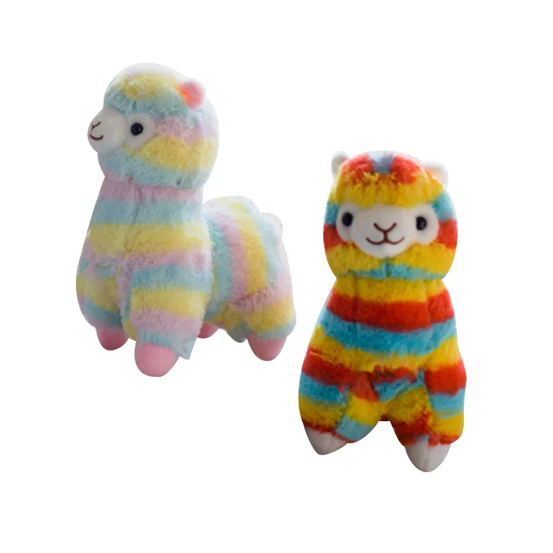 

RAINBOW Alpaca Plush Toy 3 Size Dolls For Children High Quality Soft Cotton Baby Brinquedos Animals For Gift