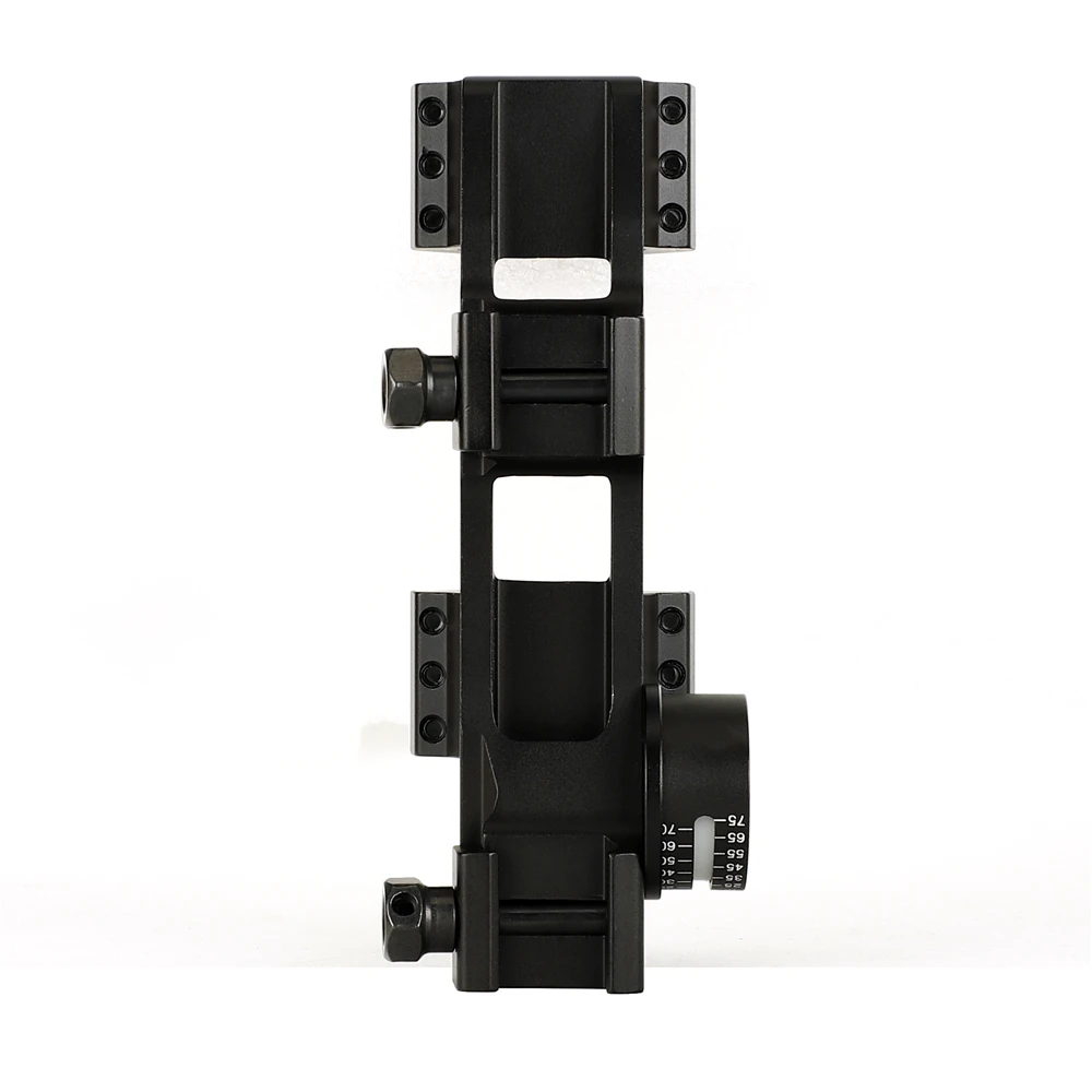 ohhunt 25.4mm 30mm Picatinny Scope Rings Mount with Angle Cosine Indicator Kit Bubb Level and Can Removed Top Two Rail (6)