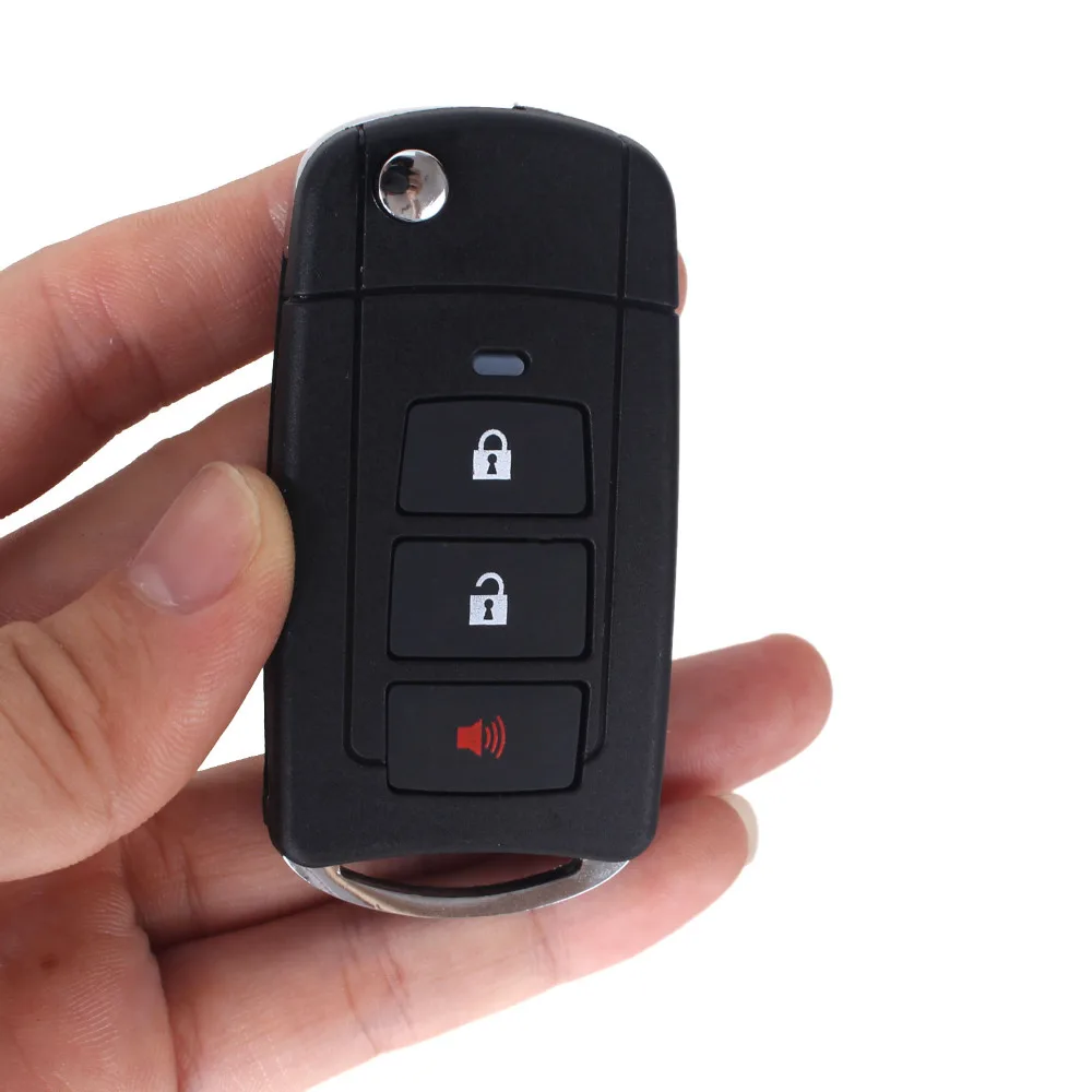 Dandkey 10 шт./лот авто дистанционного Smart Ключи случае В виде ракушки Обложка для Toyota 3 Пуговицы Smart Key случае