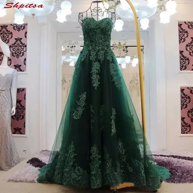 Зеленые длинные платья для матери невесты для свадебной вечеринки, большие размеры, вечерние платья для выпускного вечера, вечерние платья для жениха - Цвет: Зеленый