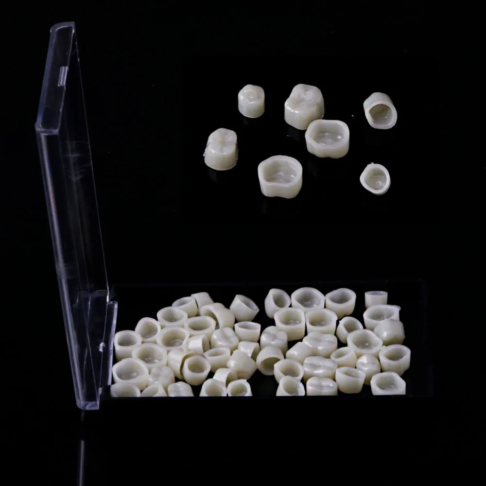 New Dental Temporary Crown For Molar Teeth Veneers Material 1 Box About
