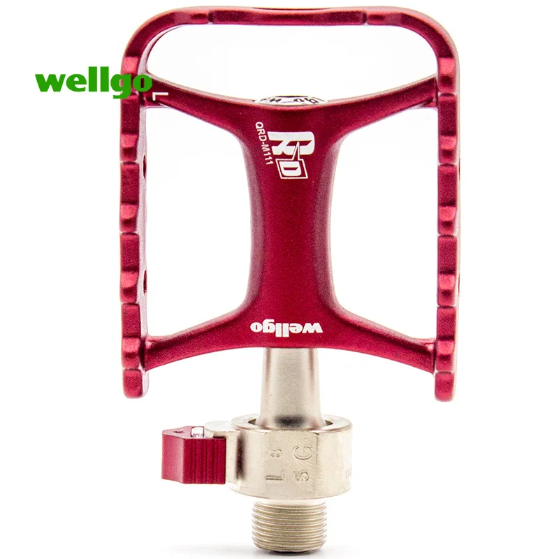 4 colors Wellgo M-111 9//16/" Aluminum Bike Pedals Platform for MTB Mountain