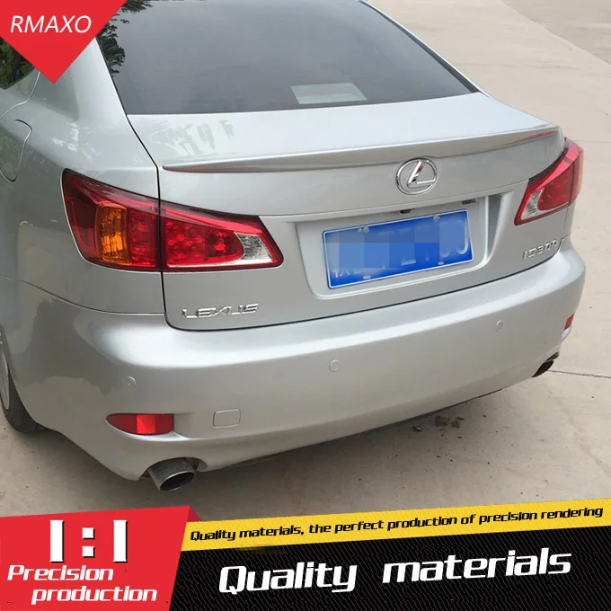 

For Lexus IS250 IS300 IS350 Spoiler 2007-2013 ABS Material Car Rear Wing Primer Color Rear Spoiler For Lexus IS350 Spoiler