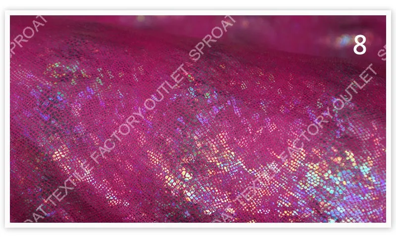 Змеиная кожа узор 2 способ эластичный многоцветный полиэстер спандекс ткань с бронзовым для сцены пользовательское использование DIY ткани SP894