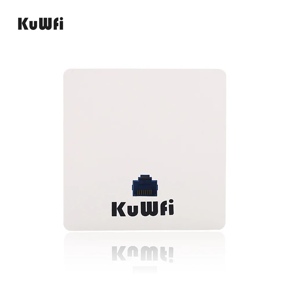 

KuWFi 300mbps Wireless Router Indoor in-wall Wireless Access Point Wireless AP Router Support 20users