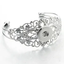 Imperial crown Bracelets for men metal snaps bangles alloy Bracelets fit 18MM snaps buttons font b