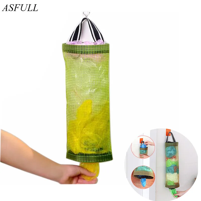 

ASFULL New Storage Bag Kitchen Bar Closet Organizer Garbage Bags Extractor for Multi Umbrella Holder Tools free shipping