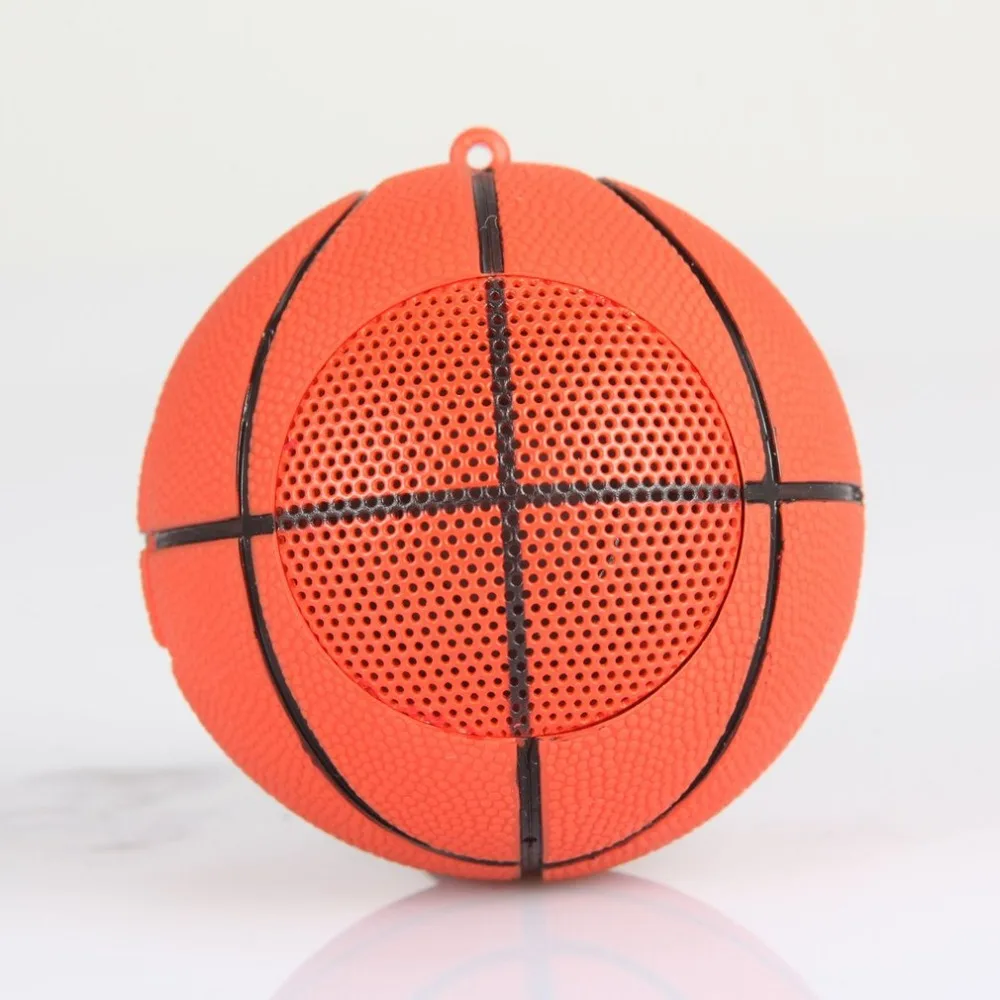Мини Размеры баскетбольная форма Беспроводной Bluetooth Динамик с микрофоном TF карты MP3 музыкальный плеер легко носить с собой