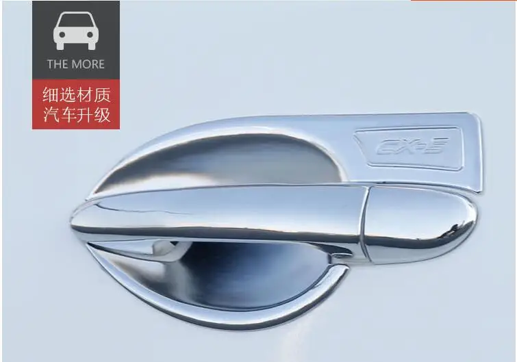 DIY ABS Chrome Car Door Handles Bowl font b Exterior b font Door Bowl Cover Trim