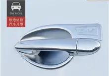 DIY ABS Chrome Car Door Handles Bowl font b Exterior b font Door Bowl Cover Trim