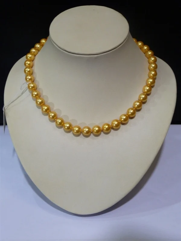 

Multicolor eal 10mm Mix Black White Gray South Sea Shell Pearl Necklace Collier Halsketten Big Sweater chain Golden silver