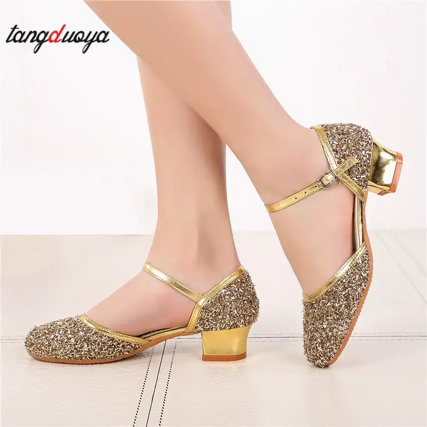 2020 High Heels Gold Silver Shoes Woman Party Wedding Shoes 3 5cm